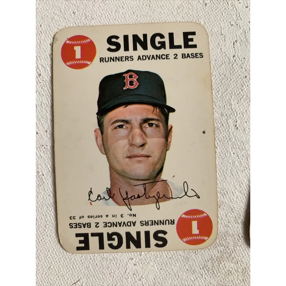 1968 Topps MLB Game Yaz, Carew and Pete Rose
